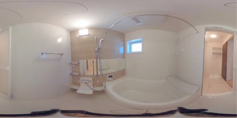 パノラマ画像バスルーム