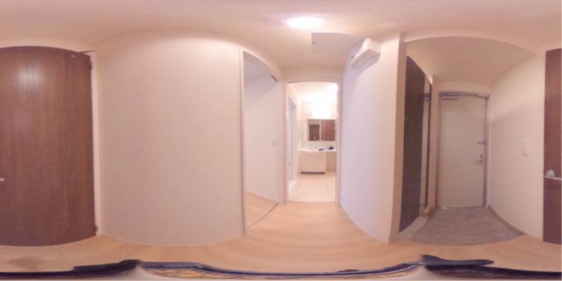 パノラマ画像玄関