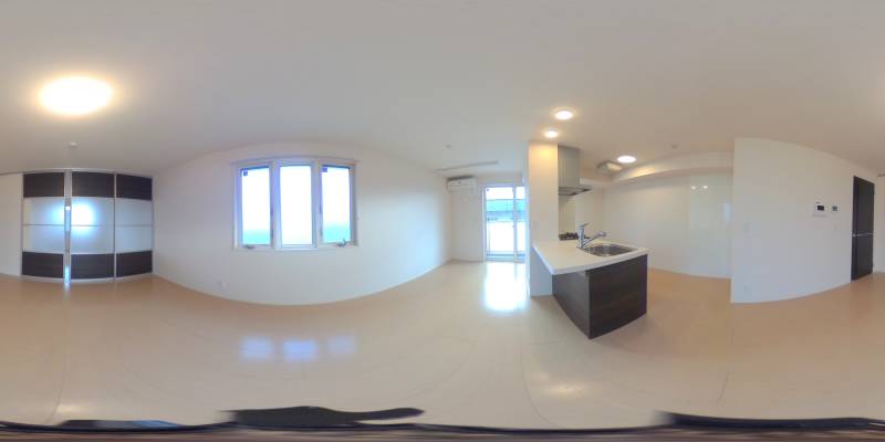 パノラマ画像リビング