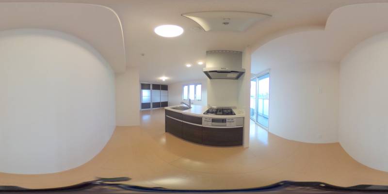 パノラマ画像キッチン