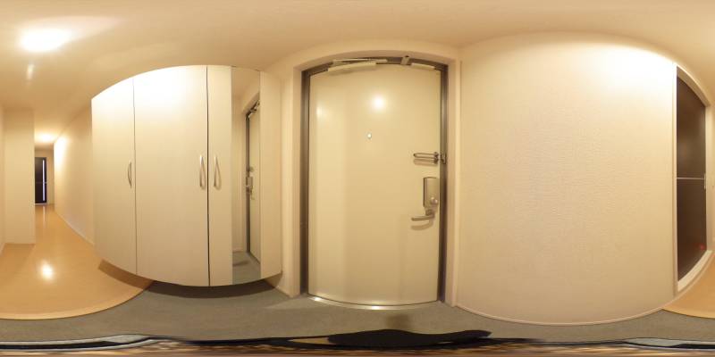 パノラマ画像玄関