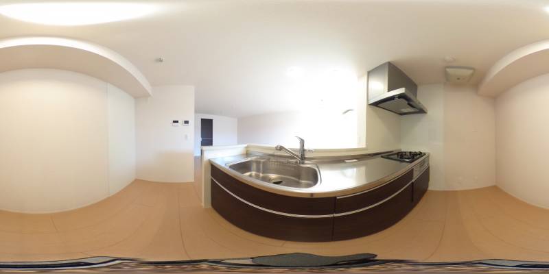 パノラマ画像キッチン