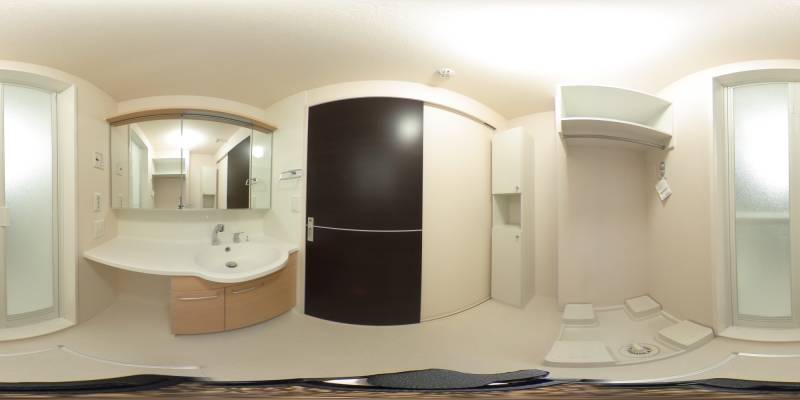 パノラマ画像洗面所