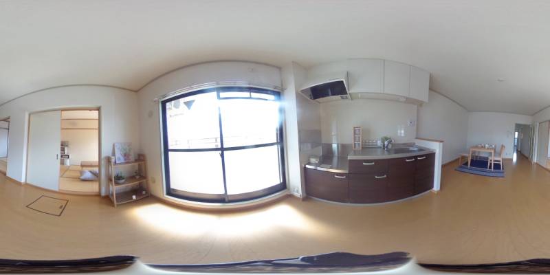 パノラマ画像リビング