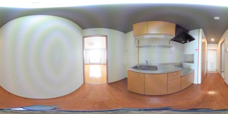 パノラマ画像キッチン
