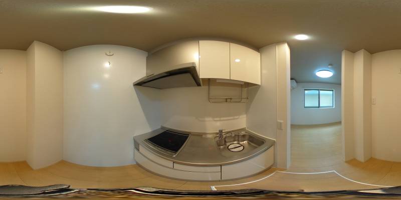 パノラマ画像キッチン