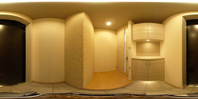 パノラマ画像玄関