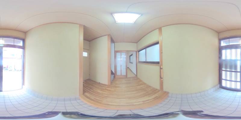 パノラマ画像玄関