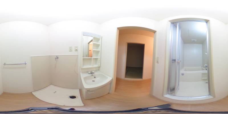 パノラマ画像洗面所