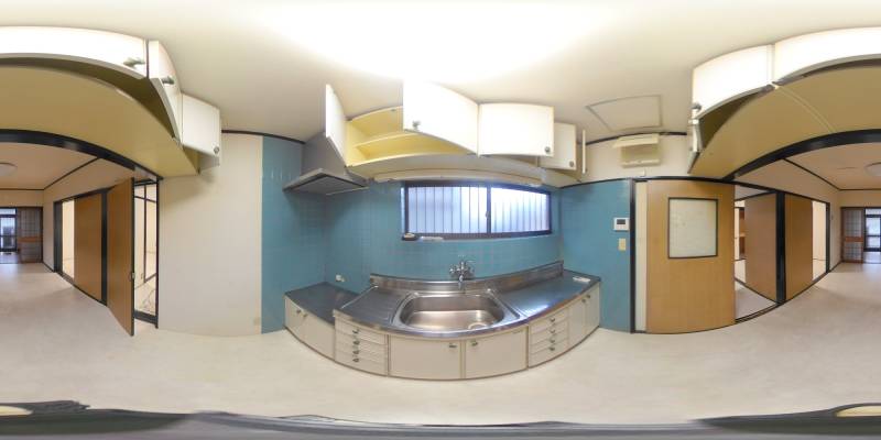 パノラマ画像キッチン