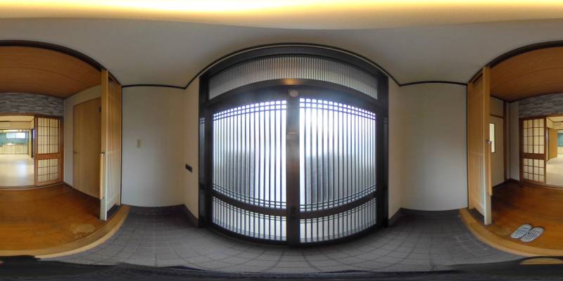 パノラマ画像玄関