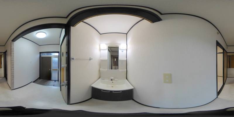 パノラマ画像洗面所