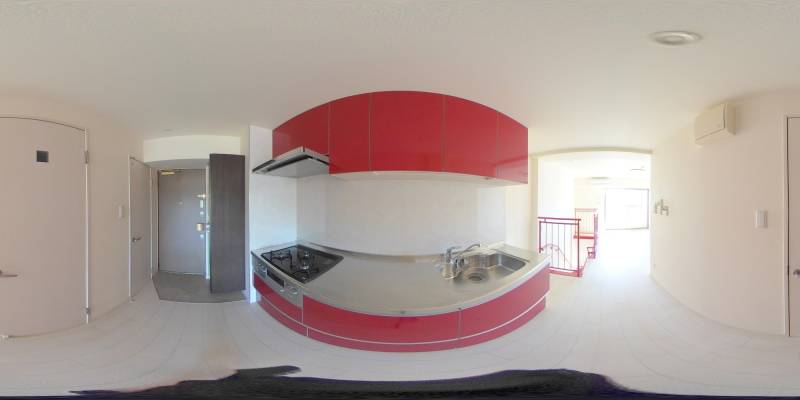 パノラマ画像キッチン