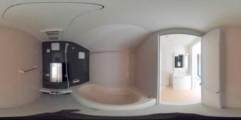 パノラマ画像バスルーム