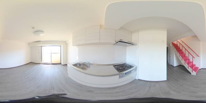 パノラマ画像キッチン