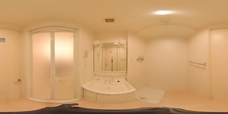 パノラマ画像洗面所