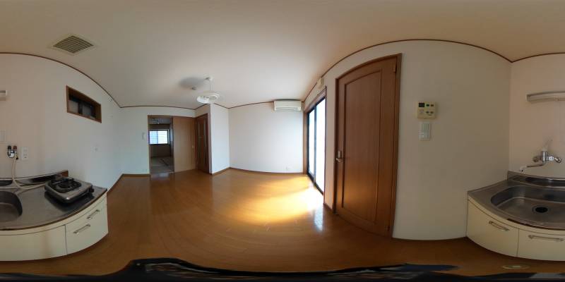 パノラマ画像キッチン