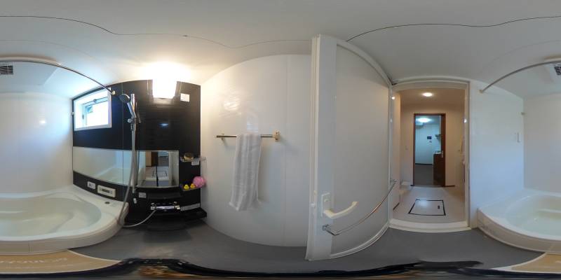 パノラマ画像バスルーム