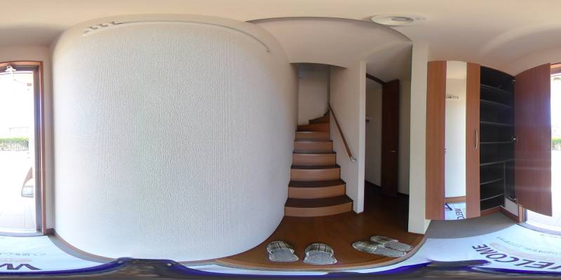 パノラマ画像玄関