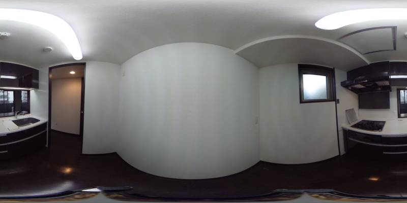 パノラマ画像キッチン