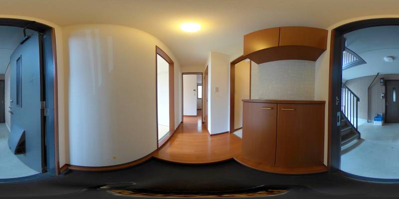 パノラマ画像玄関