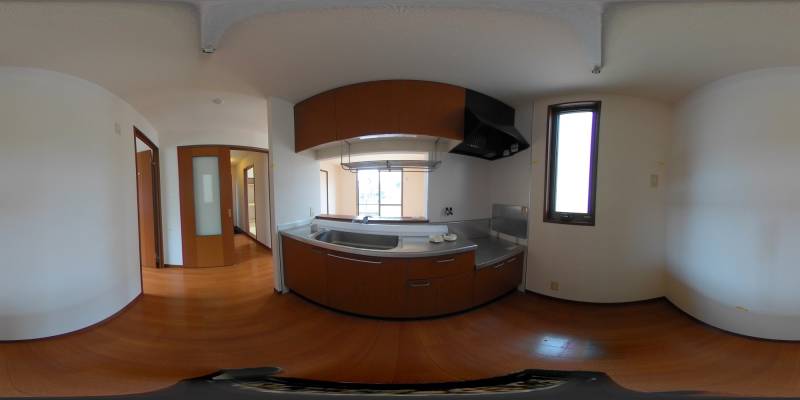 パノラマ画像キッチン