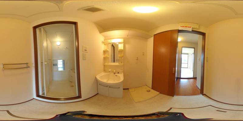 パノラマ画像洗面所