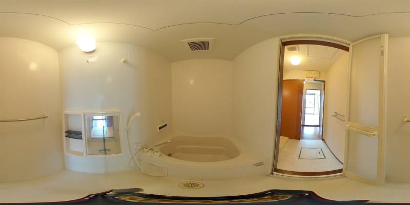 パノラマ画像バスルーム