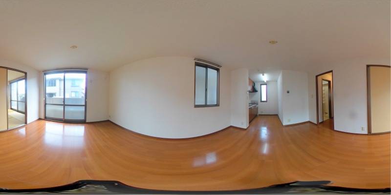 パノラマ画像リビング