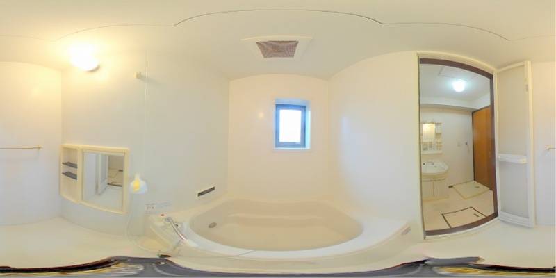 パノラマ画像バスルーム