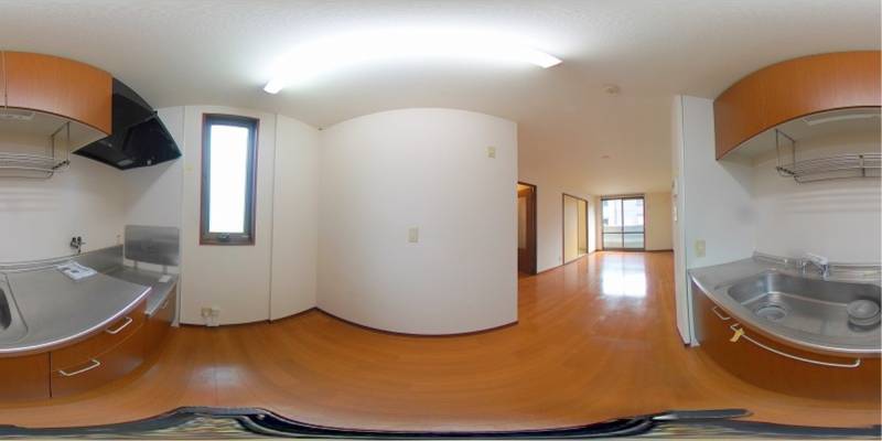 パノラマ画像キッチン