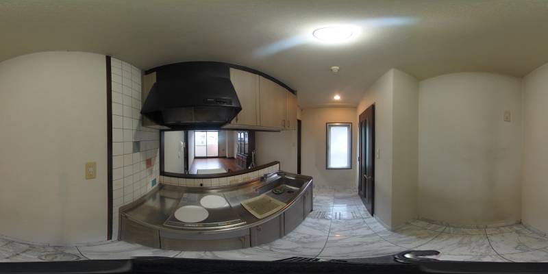 パノラマ画像キッチン