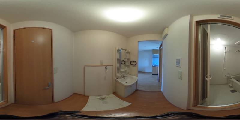 パノラマ画像洗面所