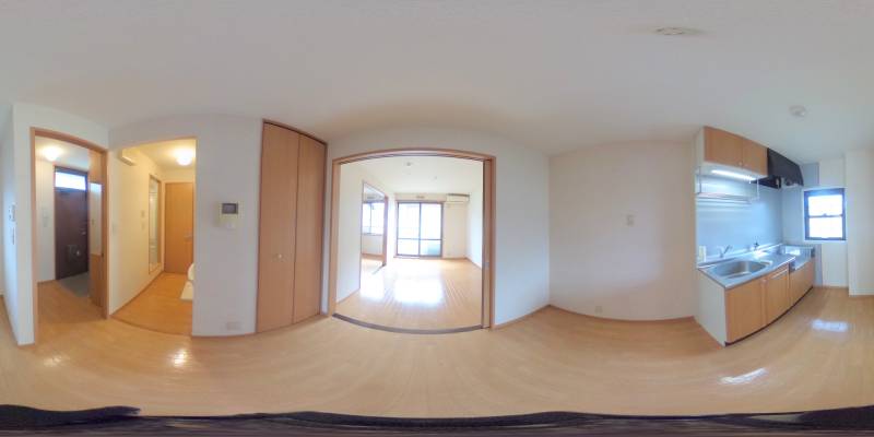 パノラマ画像リビング