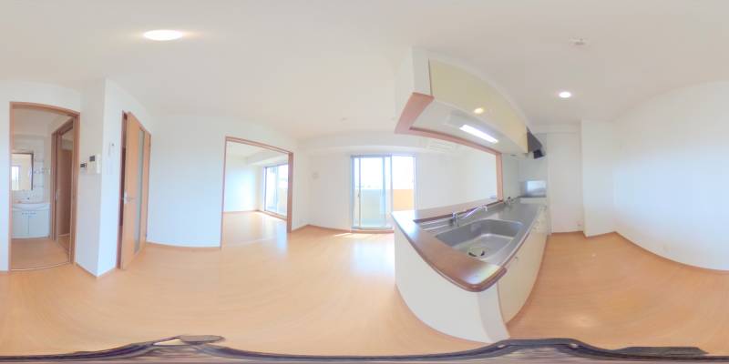 パノラマ画像リビング