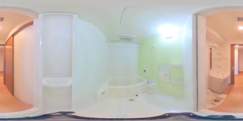 パノラマ画像バスルーム