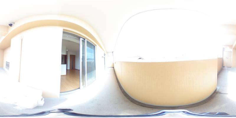 パノラマ画像バルコニー