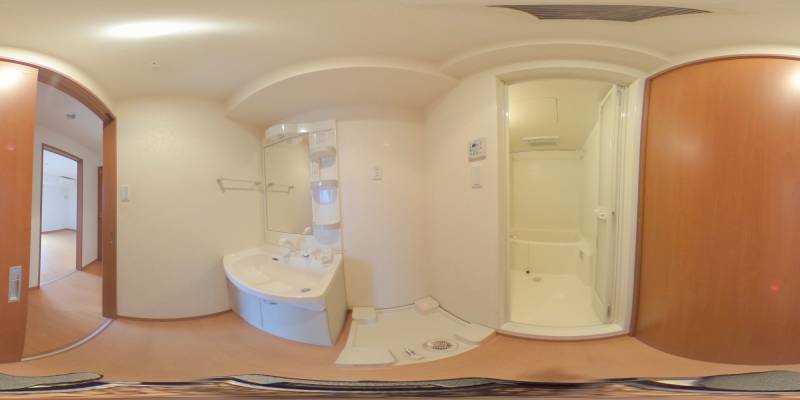 パノラマ画像洗面所