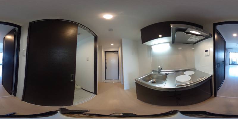 パノラマ画像キッチン