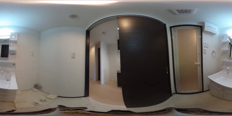 パノラマ画像洗面所