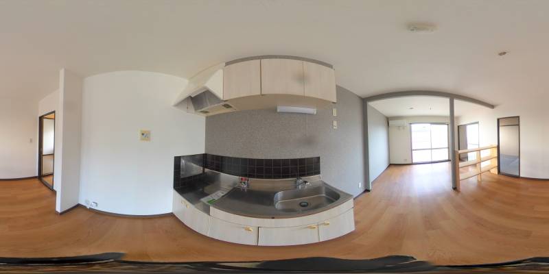 パノラマ画像キッチン