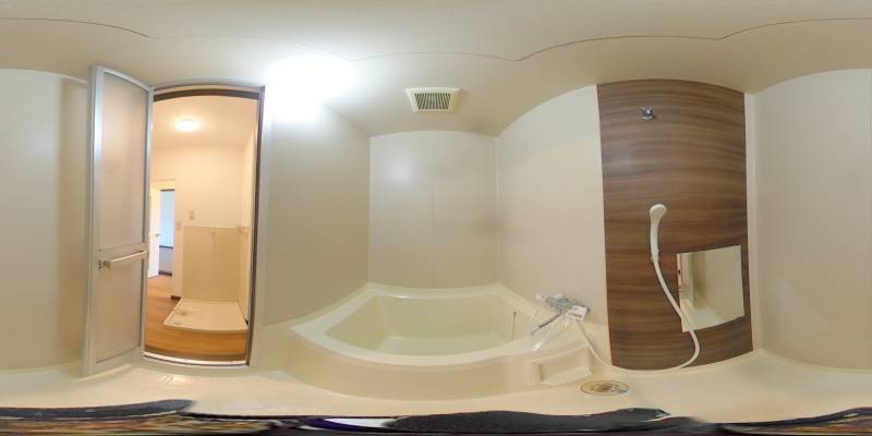 パノラマ画像バスルーム