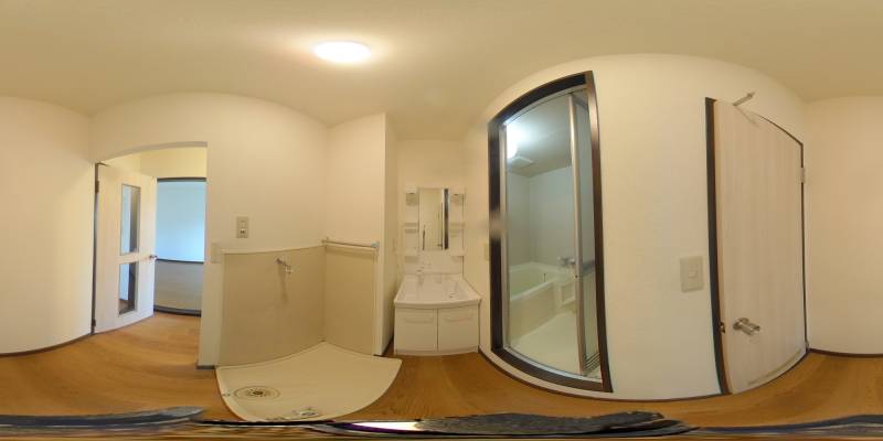 パノラマ画像洗面所