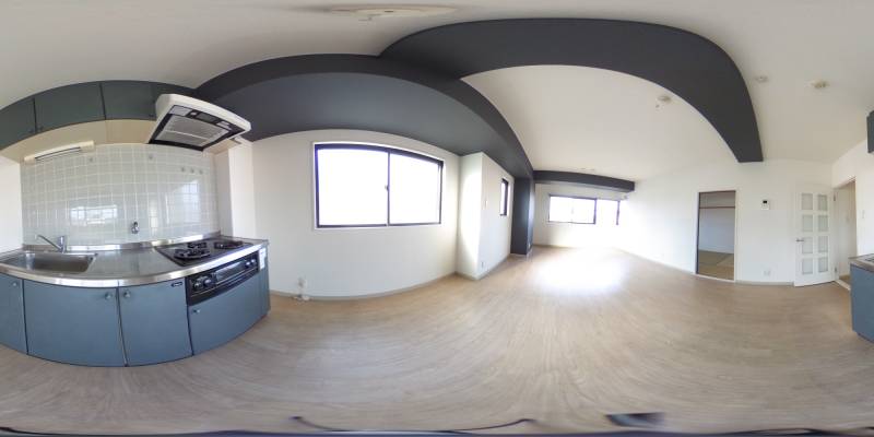パノラマ画像キッチン