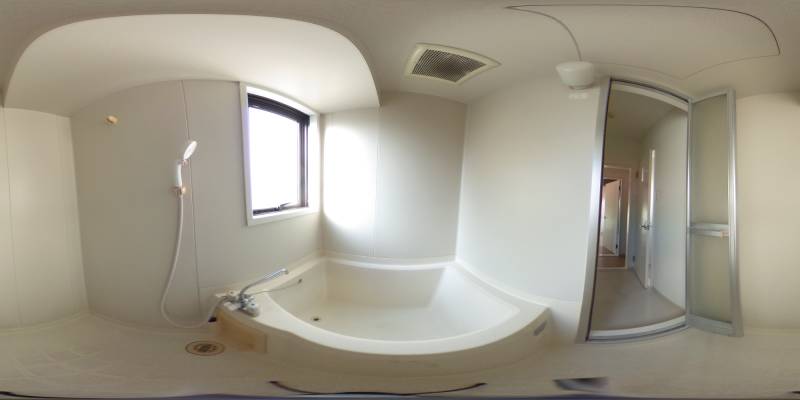 パノラマ画像バスルーム