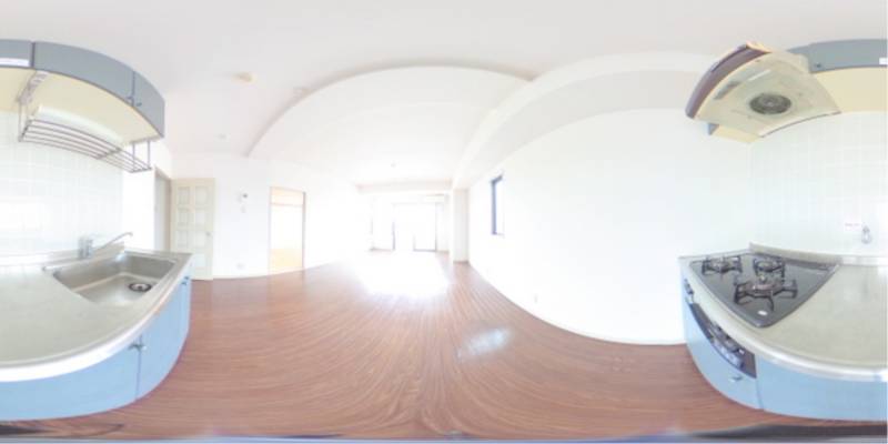 パノラマ画像キッチン