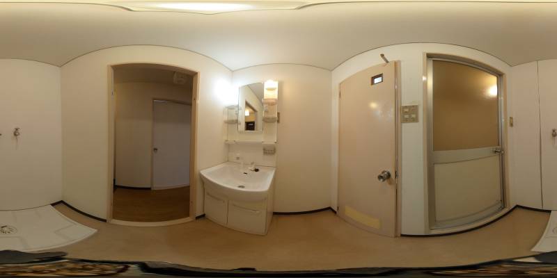 パノラマ画像洗面所