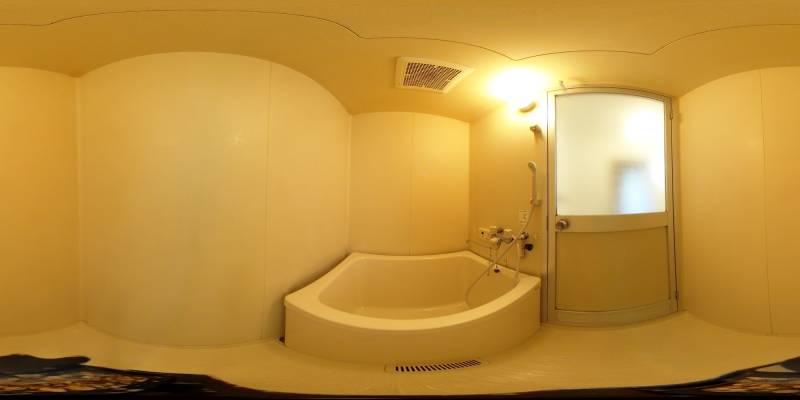 パノラマ画像バスルーム