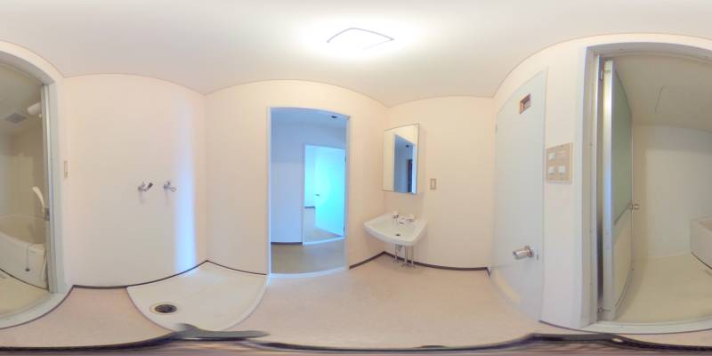 パノラマ画像洗面所