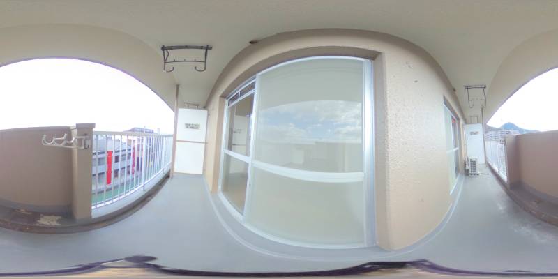 パノラマ画像バルコニー